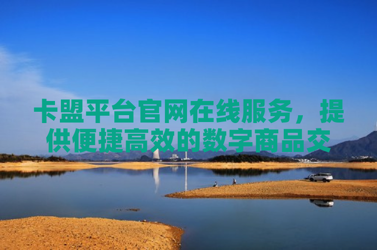 卡盟平台官网在线服务，提供便捷高效的数字商品交易体验。