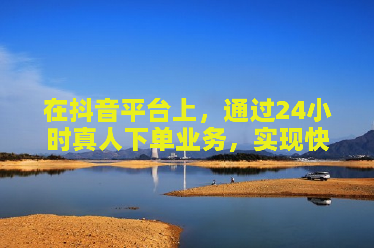 在抖音平台上，通过24小时真人下单业务，实现快速、高效的互动与推广。