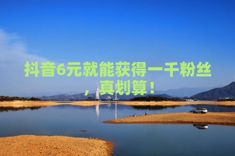抖音6元就能获得一千粉丝，真划算！
