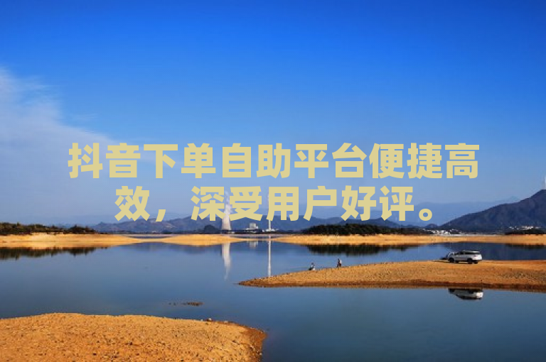 抖音下单自助平台便捷高效，深受用户好评。