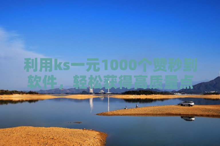 利用ks一元1000个赞秒到软件，轻松获得高质量点赞。