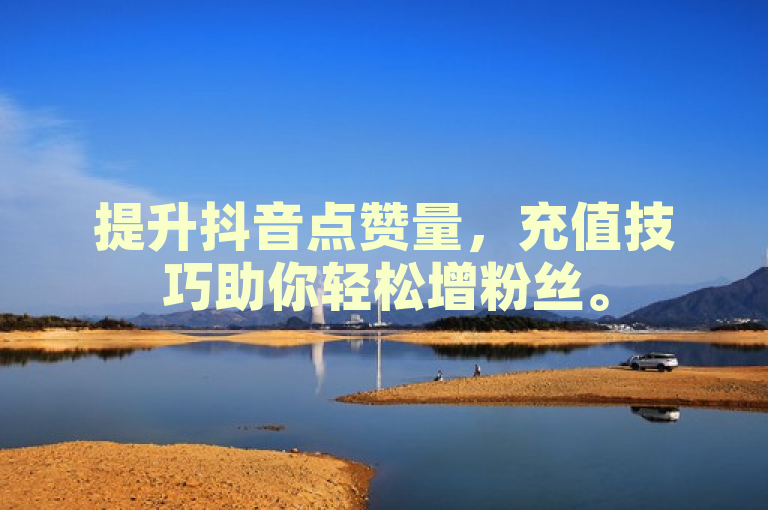 提升抖音点赞量，充值技巧助你轻松增粉丝。