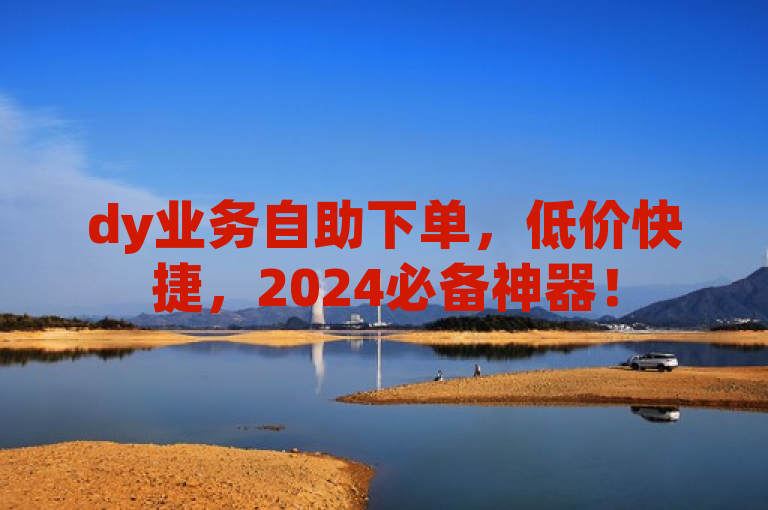 dy业务自助下单，低价快捷，2024必备神器！