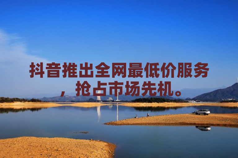 抖音推出全网最低价服务，抢占市场先机。