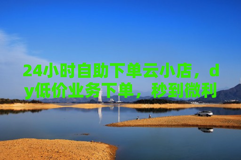 24小时自助下单云小店，dy低价业务下单，秒到微利也疯狂！