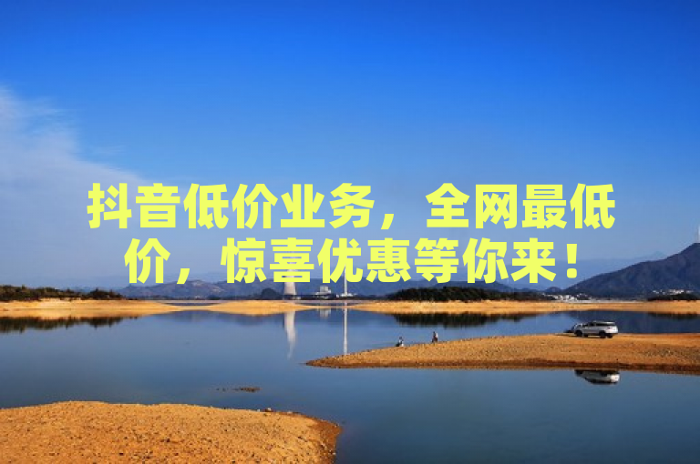 抖音低价业务，全网最低价，惊喜优惠等你来！