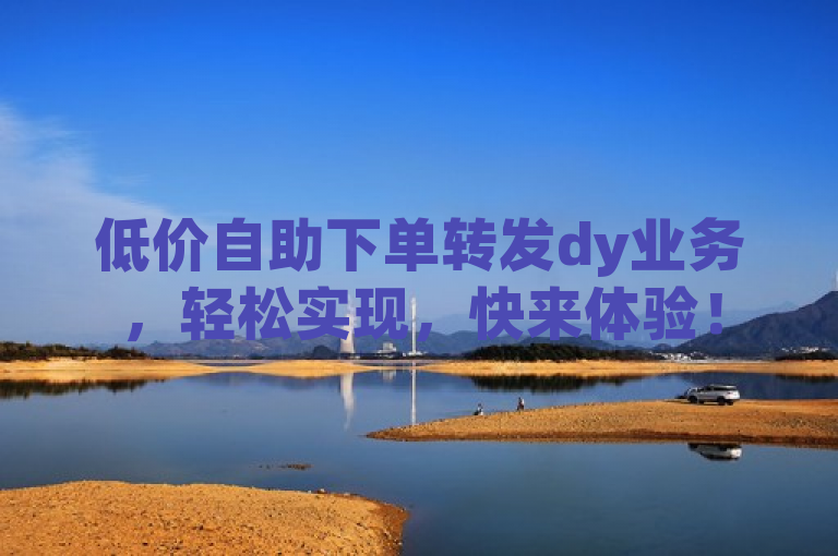 低价自助下单转发dy业务，轻松实现，快来体验！