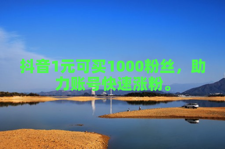 抖音1元可买1000粉丝，助力账号快速涨粉。