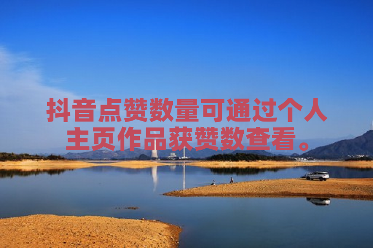抖音点赞数量可通过个人主页作品获赞数查看。