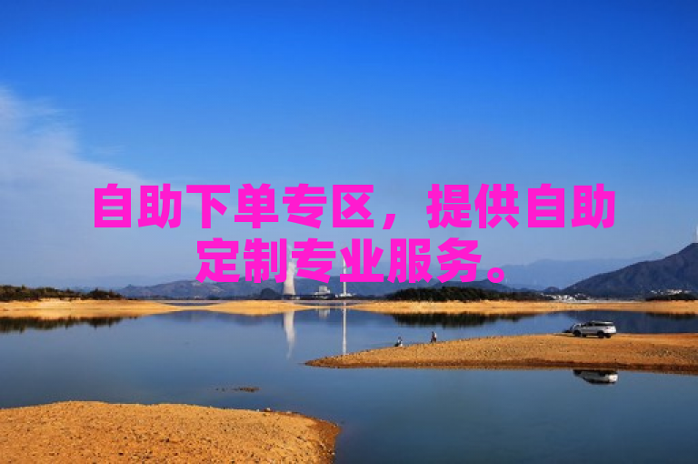 自助下单专区，提供自助定制专业服务。