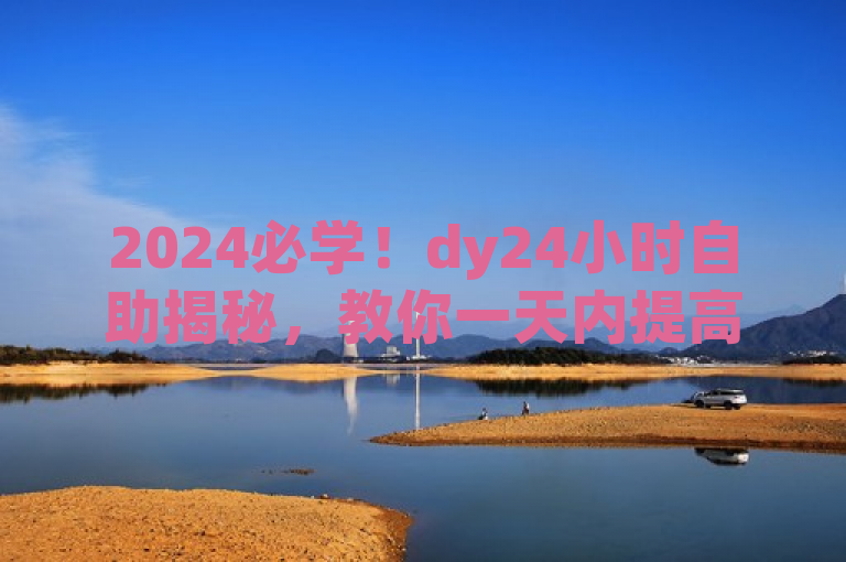 2024必学！dy24小时自助揭秘，教你一天内提高曝光率。