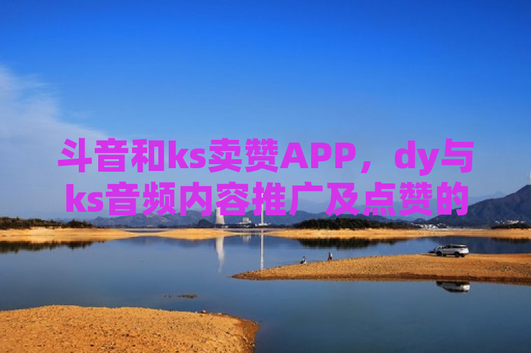 斗音和ks卖赞APP，dy与ks音频内容推广及点赞的实用神器。