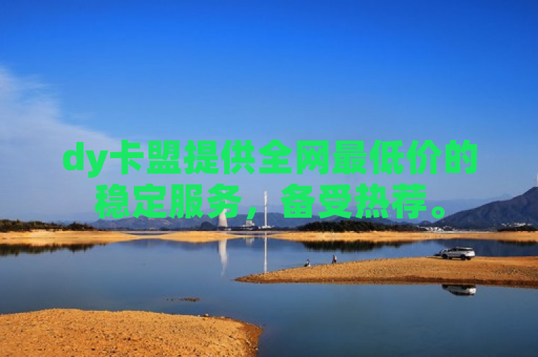 dy卡盟提供全网最低价的稳定服务，备受热荐。