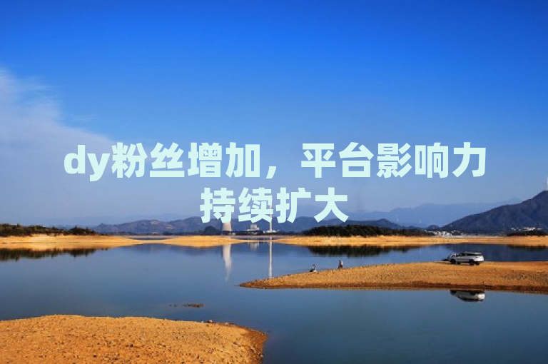 dy粉丝增加，平台影响力持续扩大
