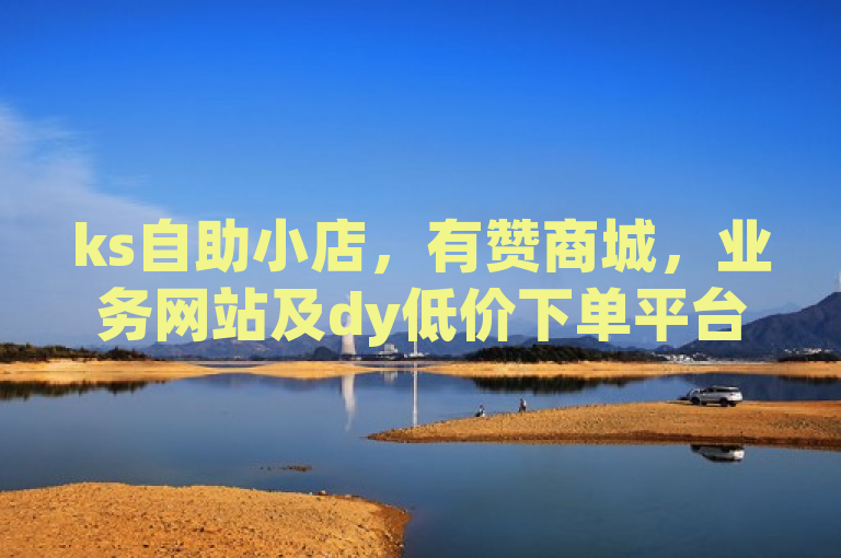 ks自助小店，有赞商城，业务网站及dy低价下单平台。