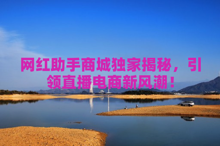 网红助手商城独家揭秘，引领直播电商新风潮！