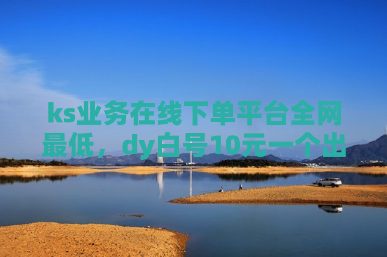 ks业务在线下单平台全网最低，dy白号10元一个出售。