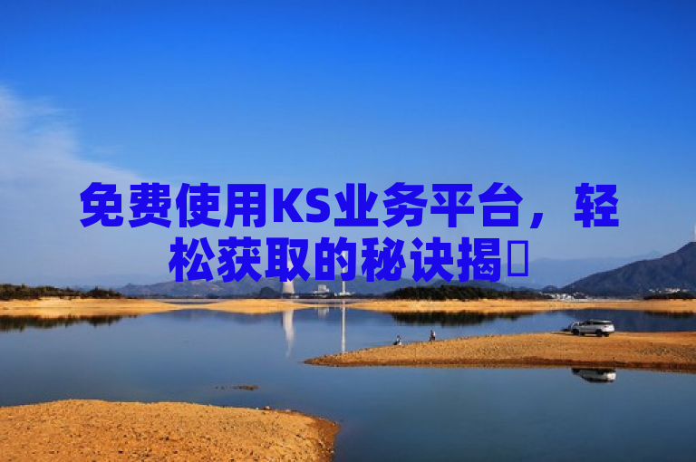 免费使用KS业务平台，轻松获取的秘诀揭曉