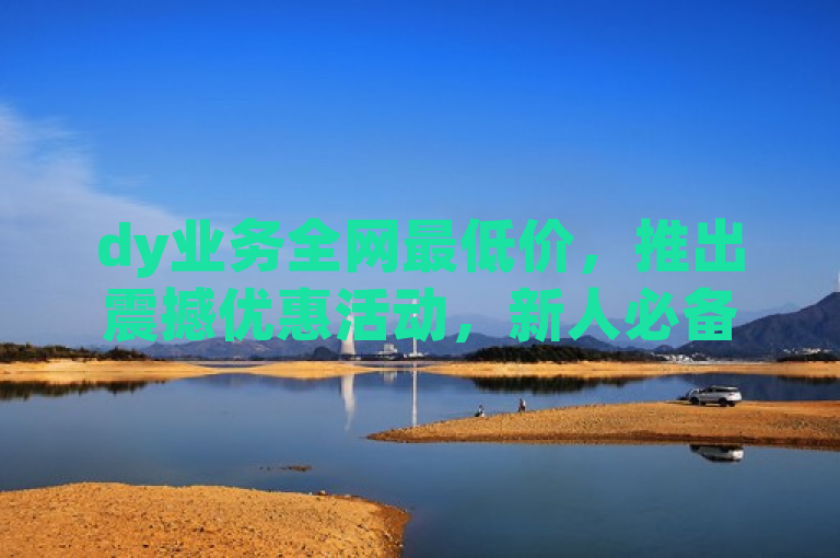 dy业务全网最低价，推出震撼优惠活动，新人必备！
