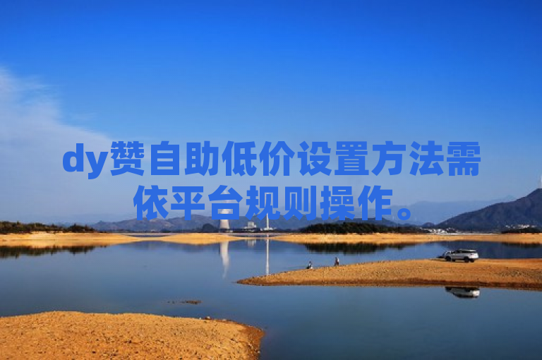 dy赞自助低价设置方法需依平台规则操作。