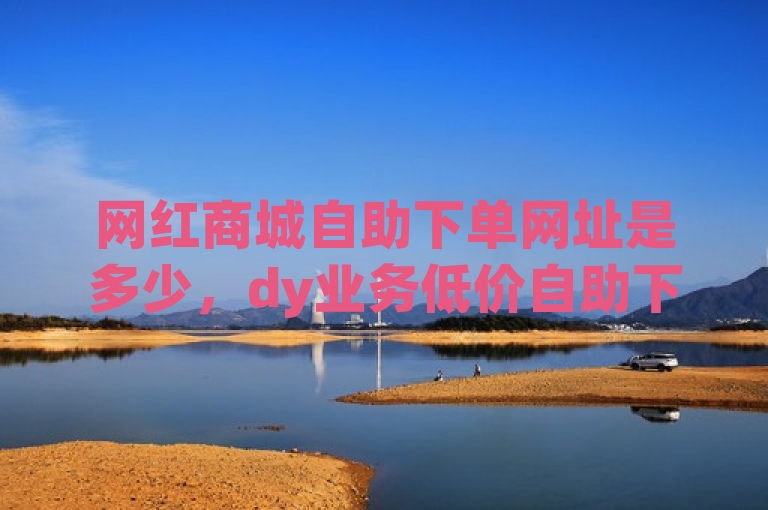 网红商城自助下单网址是多少，dy业务低价自助下单软件。