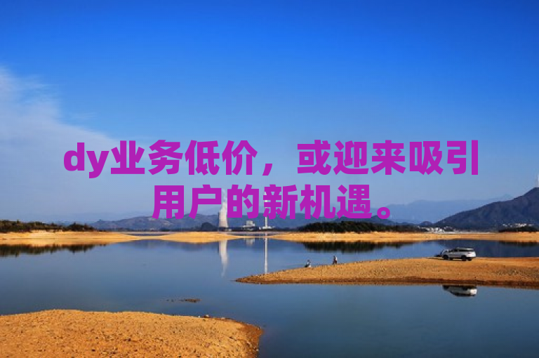 dy业务低价，或迎来吸引用户的新机遇。
