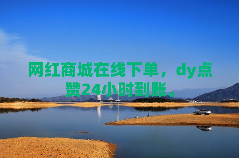 网红商城在线下单，dy点赞24小时到账。